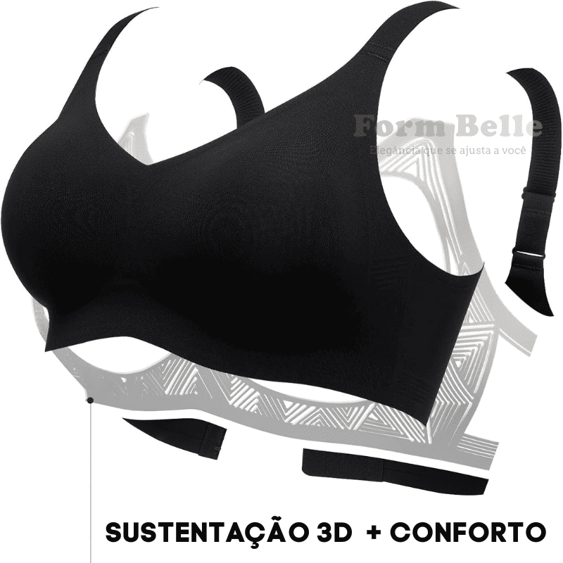 Sutiã Modelador Lux Comfort Sem Costura [COMPRE 1 LEVE 2] + BRINDES