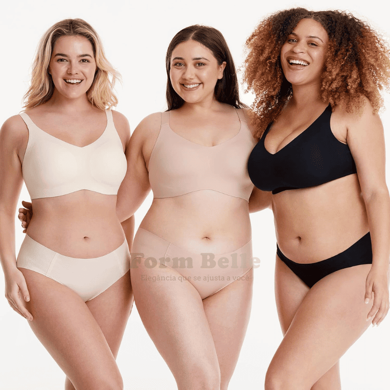 Sutiã Modelador Lux Comfort Sem Costura [COMPRE 1 LEVE 2] + BRINDES