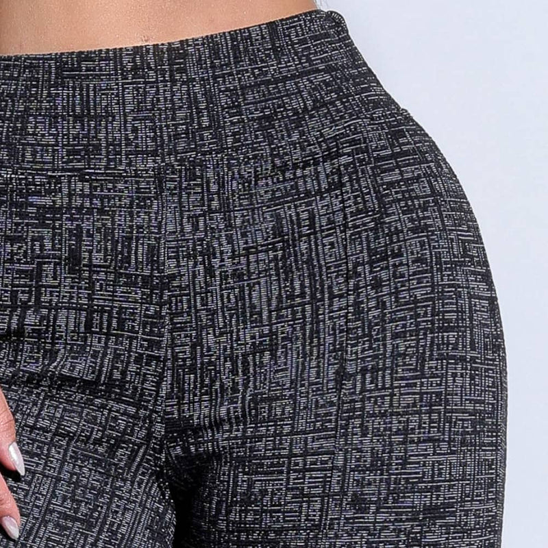 Calça Modeladora Flare Cós Alto Mescla