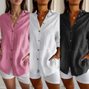 Kit 3 Camisas Ibiza em Linho de Algodão – Design Semi Plissado
